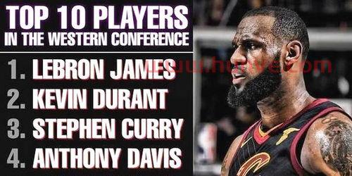 nba球星排名西部(nba球星排名西部第一)