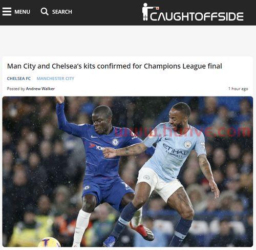 欧冠决赛曼城vs切尔西球衣(欧冠决赛曼城vs切尔西球衣图片)