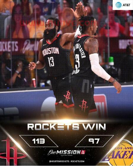 8月7号火箭vs湖人(316火箭vs湖人)